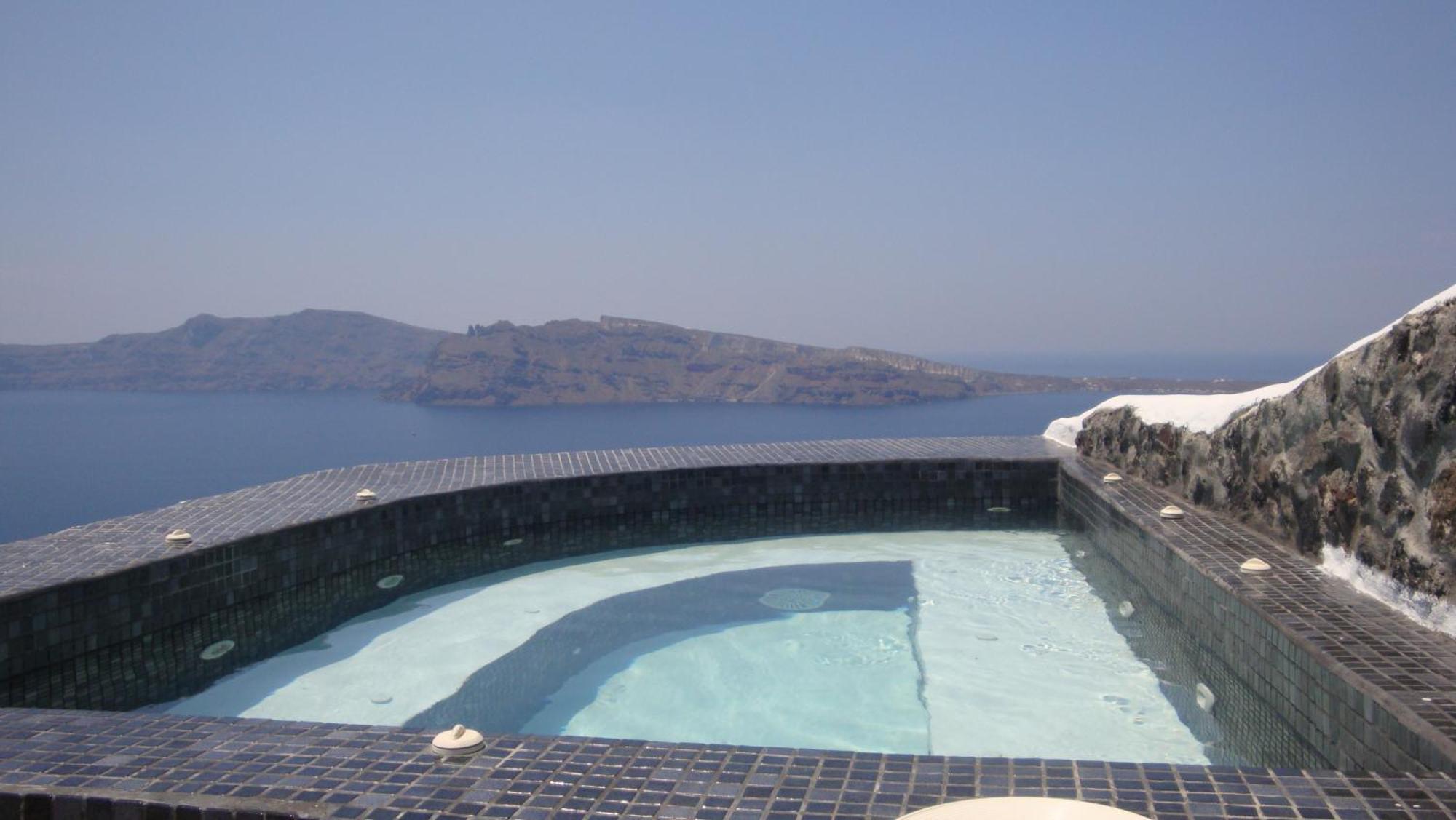Captain John Villas Oia - Caldera & Sunset View Bagian luar foto