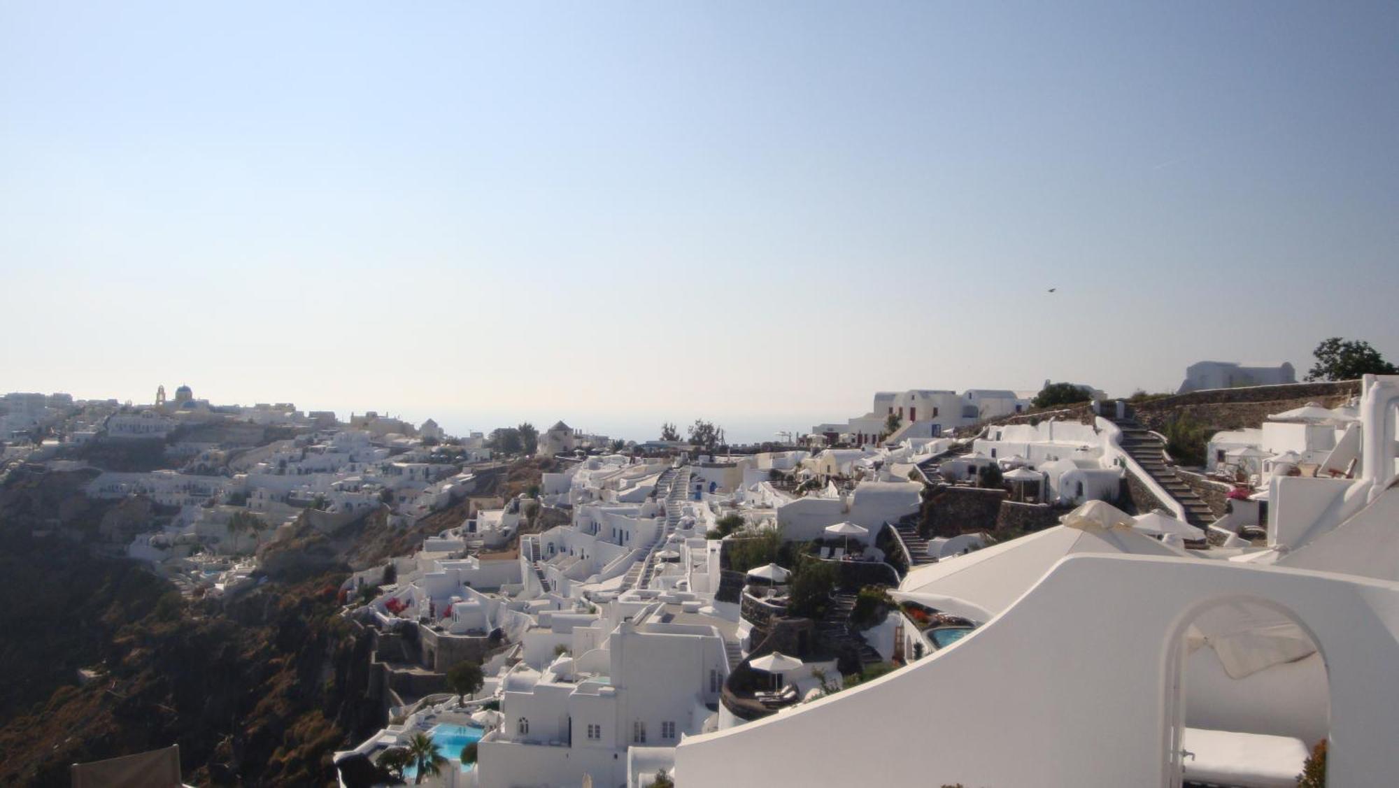 Captain John Villas Oia - Caldera & Sunset View Bagian luar foto