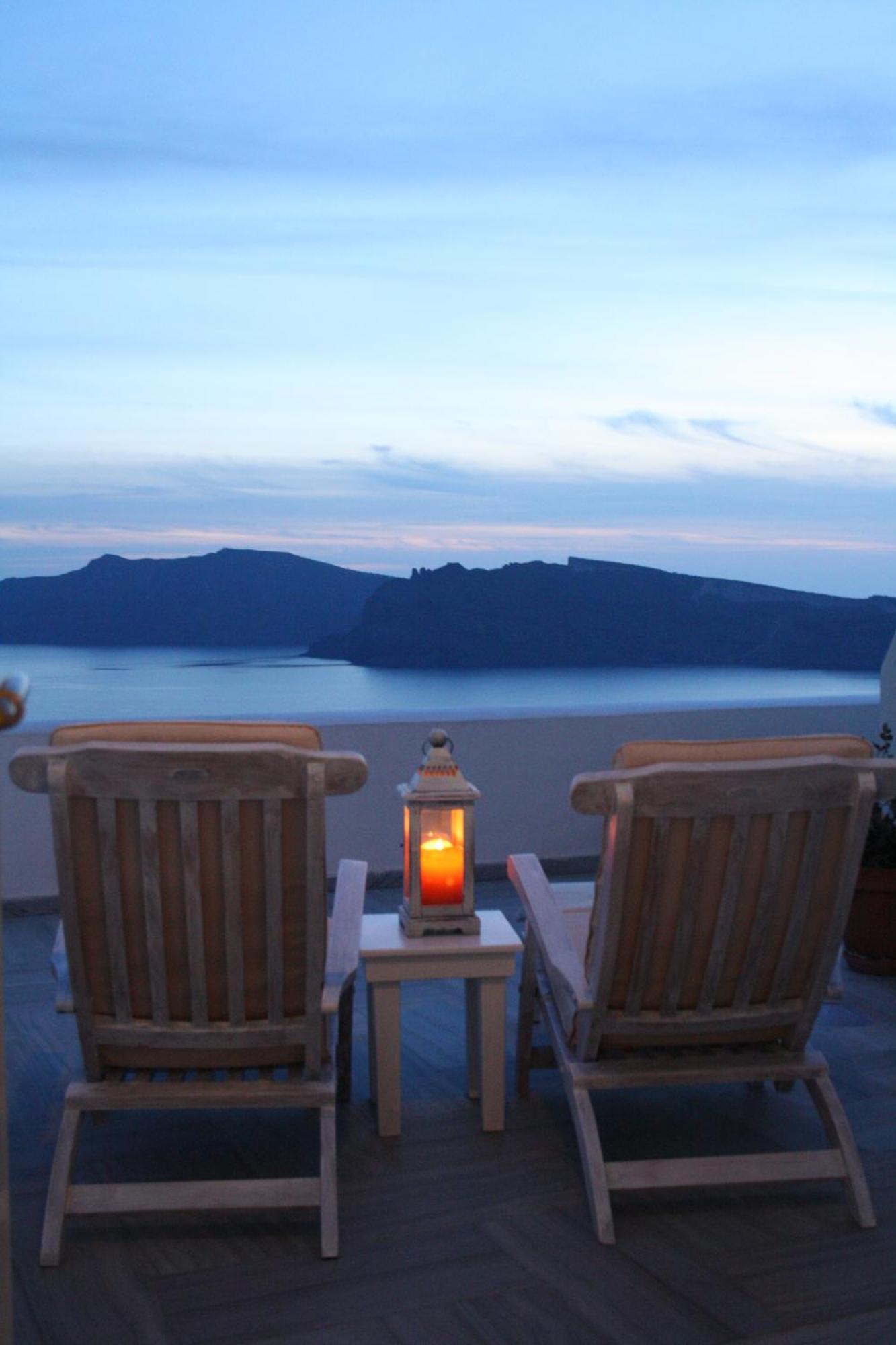 Captain John Villas Oia - Caldera & Sunset View Bagian luar foto