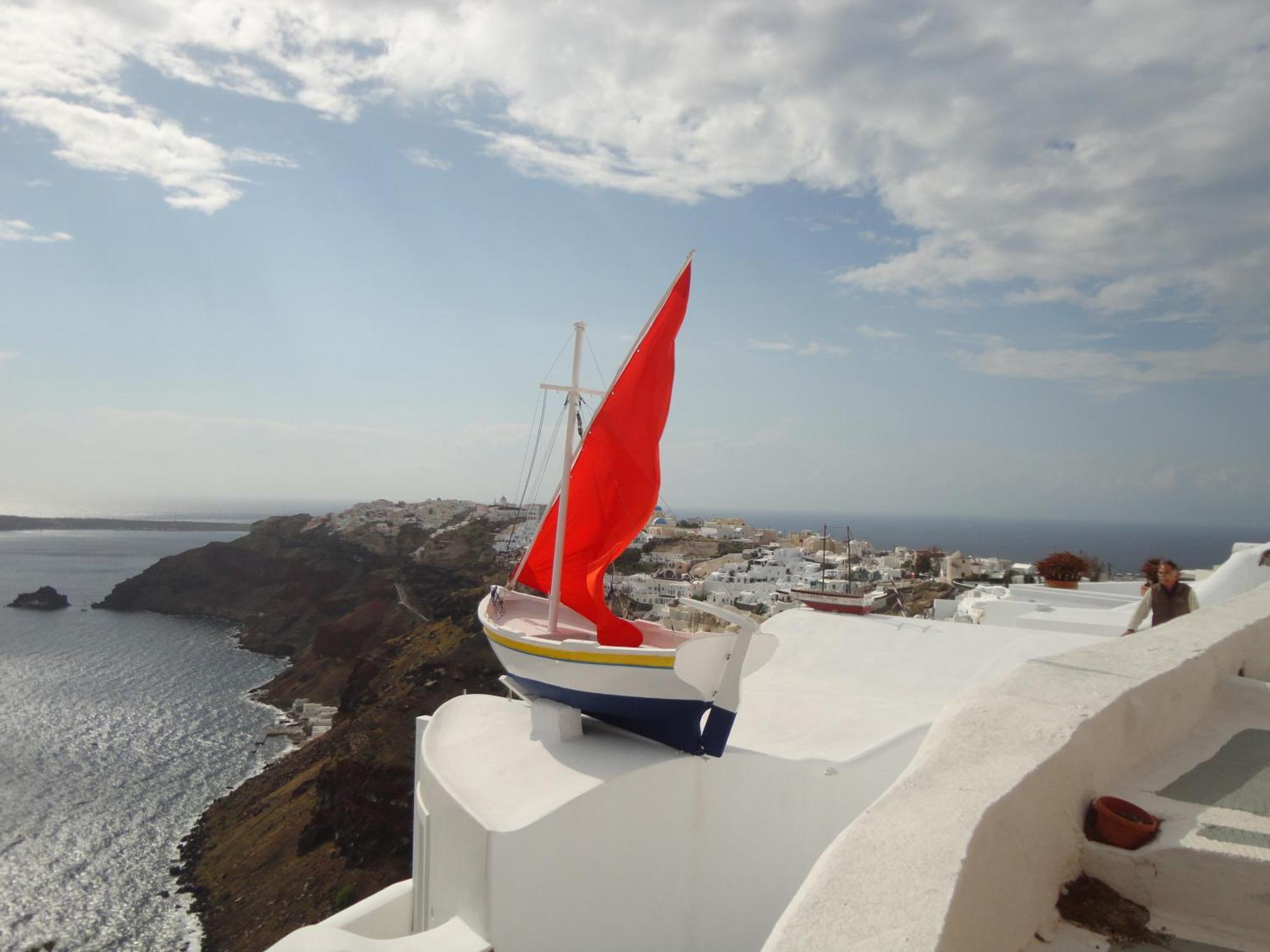 Captain John Villas Oia - Caldera & Sunset View Bagian luar foto