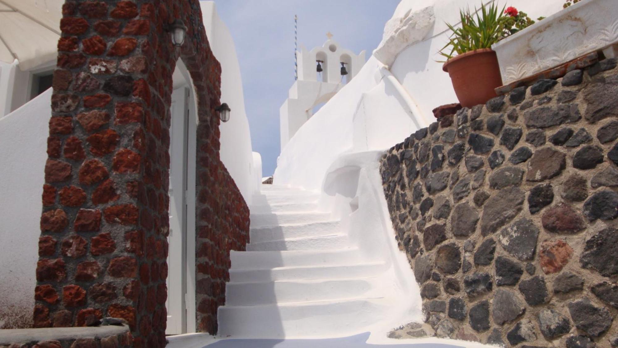 Captain John Villas Oia - Caldera & Sunset View Bagian luar foto