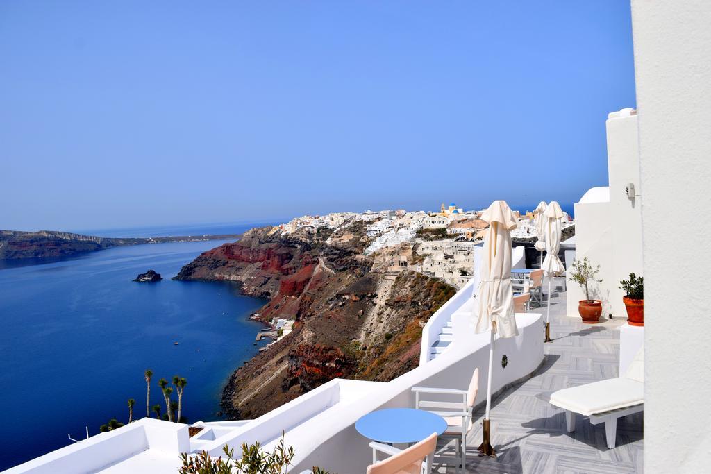 Captain John Villas Oia - Caldera & Sunset View Bagian luar foto