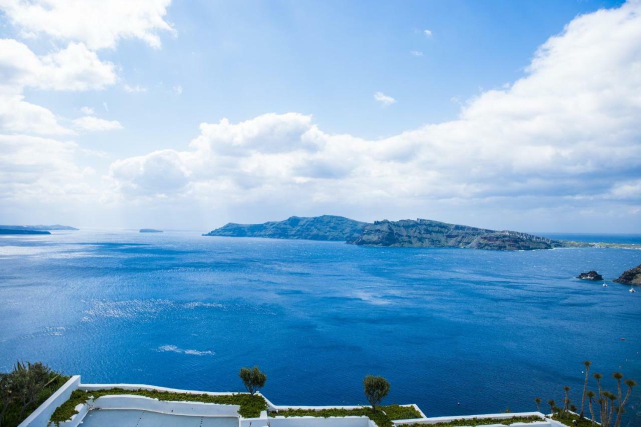 Captain John Villas Oia - Caldera & Sunset View Bagian luar foto